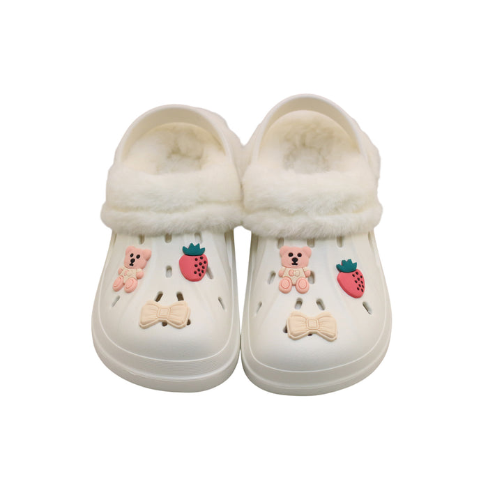 Girls' Lined 3D Clogs