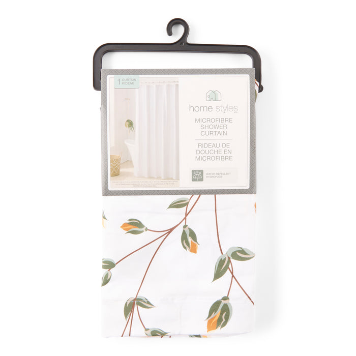 Rideau de douche en microfibre HomeStyles, 70 po x 72 po