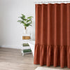 Rideau de douche d'aspect lin HomeStyles, 70 po x 72 po