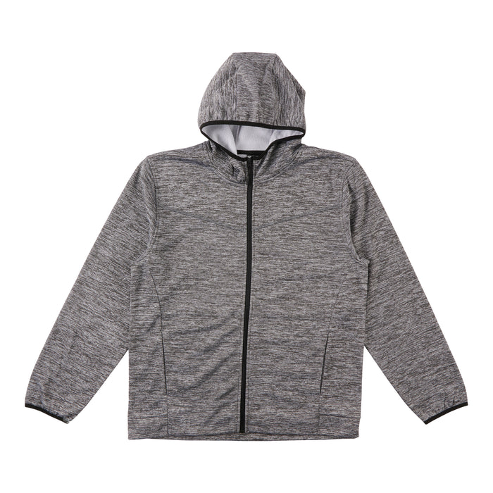 Veste à capuchon avec fermeture à glissière pour hommes