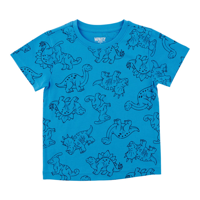 T-shirt imprimé à manches courtes Style universitaire MONKEY BARS pour tout-petits