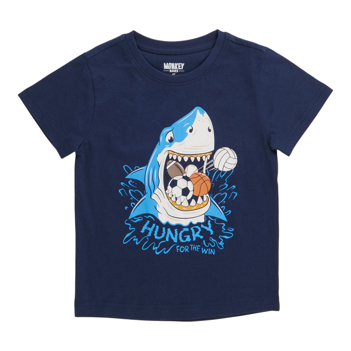 MONKEY BARS Toddler Boys' Varsity Printed Short Sleeve T-Shirt