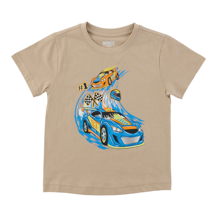 MONKEY BARS Toddler Boys' Varsity Printed Short Sleeve T-Shirt
