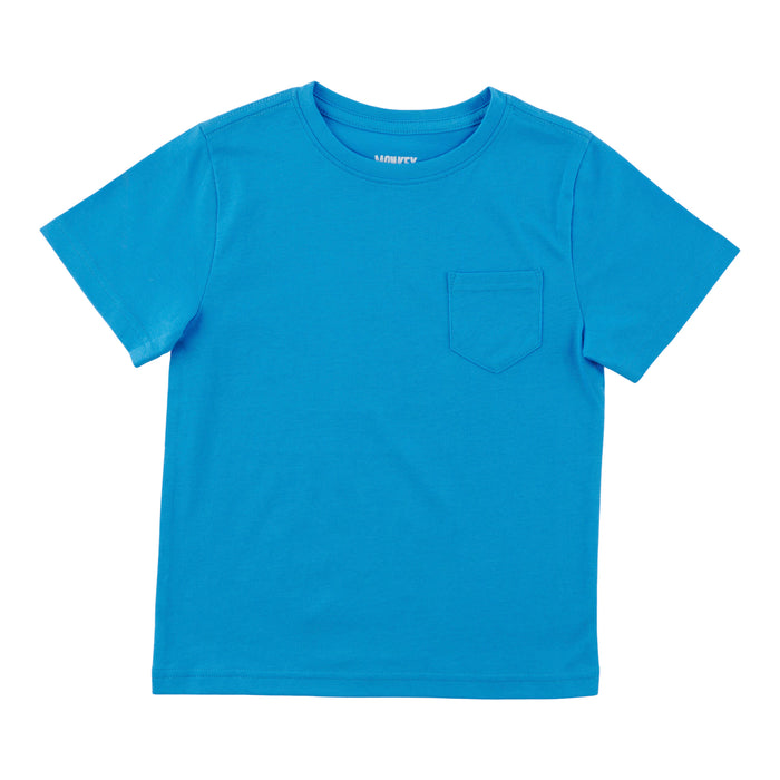 MONKEY BARS Toddler Boys' Varsity Chest Pocket Short Sleeve T-Shirt