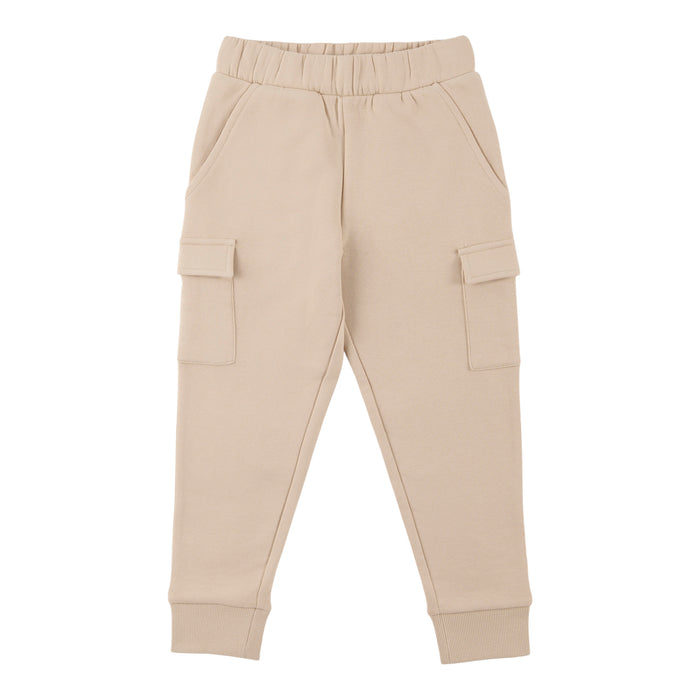 Pantalon de jogging cargo de style universitaire de couleur unie MONKEY BARS pour tout-petits