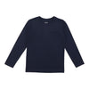 T-shirt à manches longues de couleur unie Style universitaire SURVIVAL GEAR pour garçons