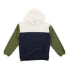 Chandail à capuchon et manches longues aux couleurs contrastantes Style universitaire SURVIVAL GEAR pour garçons