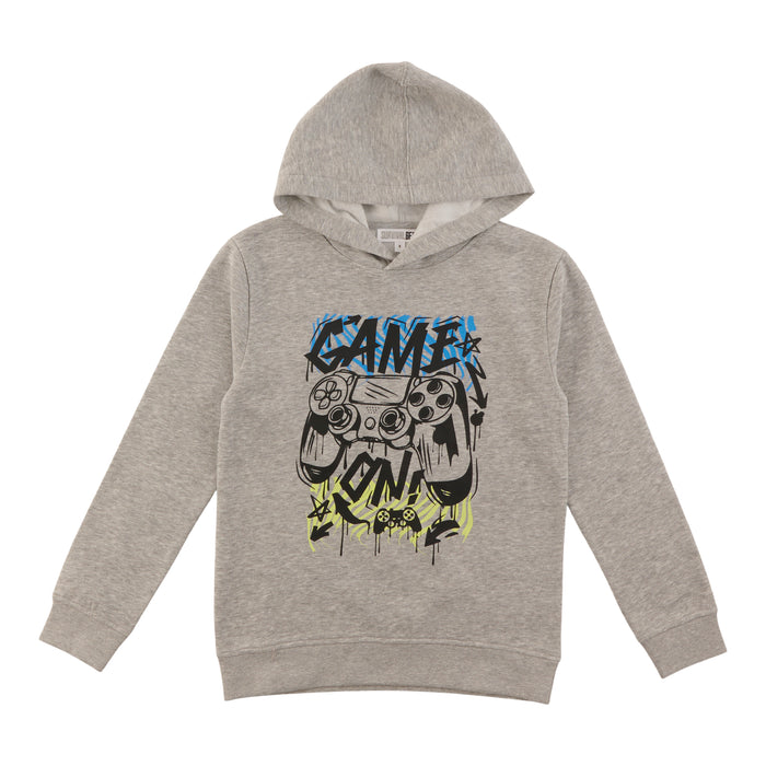SURVIVAL GEAR Boys' Varsity Screen Print Long Sleeve Hoodie