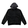 Mountain Ridge Men's Hooded Faux Leather Bomber Jacket