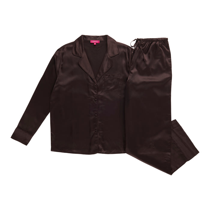 Carisma Women's Tailored Satin PJ Set, 2-Piece