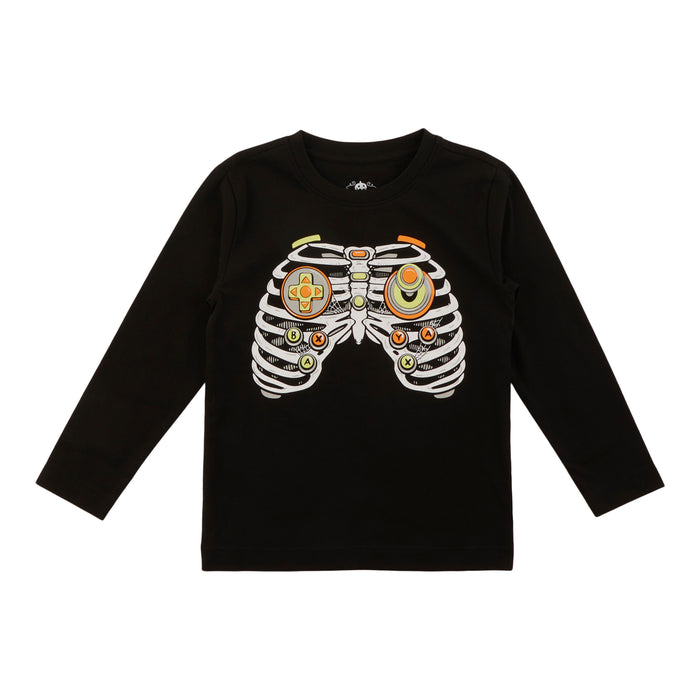 Toddler Boys' Novelty Printed Long Sleeve T-Shirt