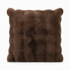 Coussin en fourrure bulle, 20 po x 20 po