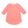 Women's Lace Trim Top