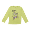 T-shirt imprimé à manches longues de fantaisie pour garçons