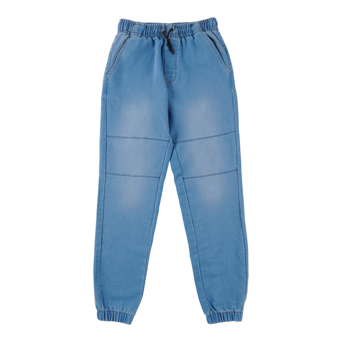 Pantalon en tricot de denim avec cordon pour garçons