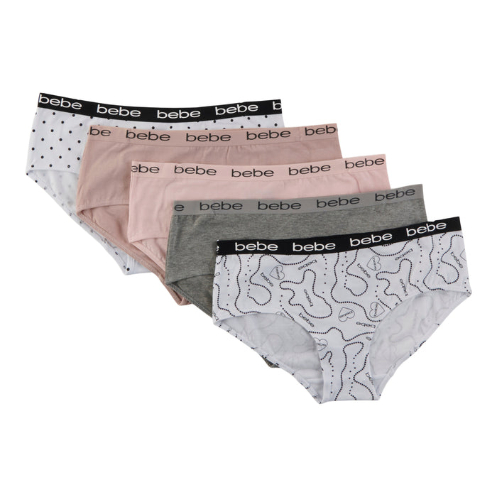 Women's Hipster Underwear, 5-Pack, Assorted