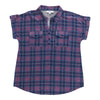 mySTYLE Women's Short Sleeve Collared Top