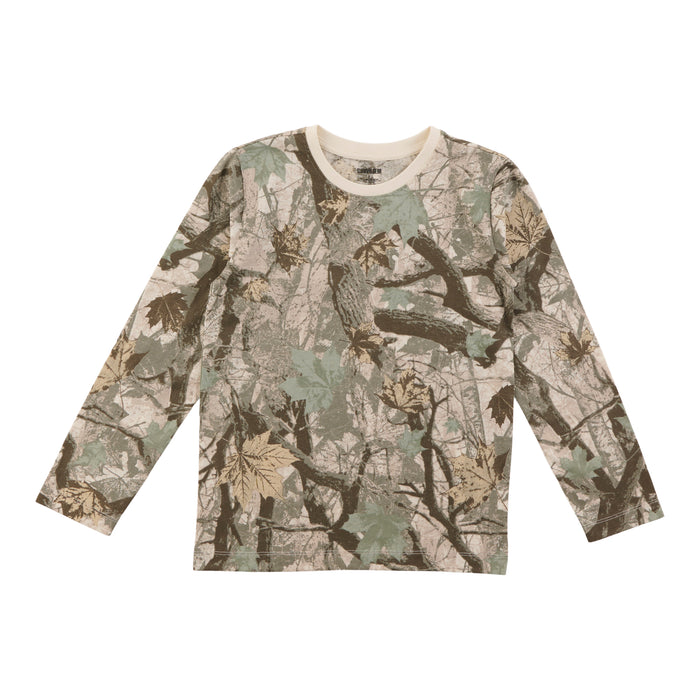 SURVIVAL GEAR Boys' Varsity Printed Long Sleeve T-Shirt