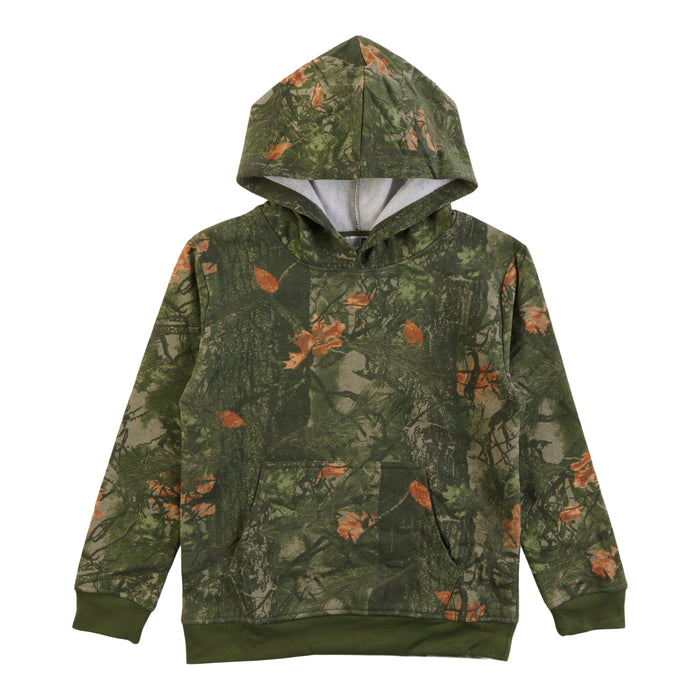 Haut à capuchon et manches longues imprimé de style universitaire SURVIVAL GEAR pour garçons