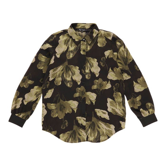 lily morgan Women's Printed Crepe Blouse