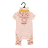 MONKEY BARS Infant Girls' Autumn Flair Short Sleeve Onesie Set, 3-Piece, 3-9 Month