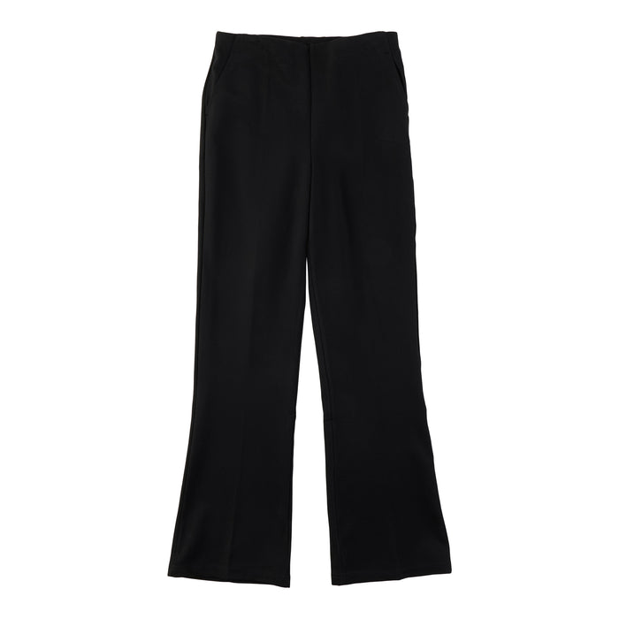 Women's Black High-Rise Flare Leg Pull-On Pants