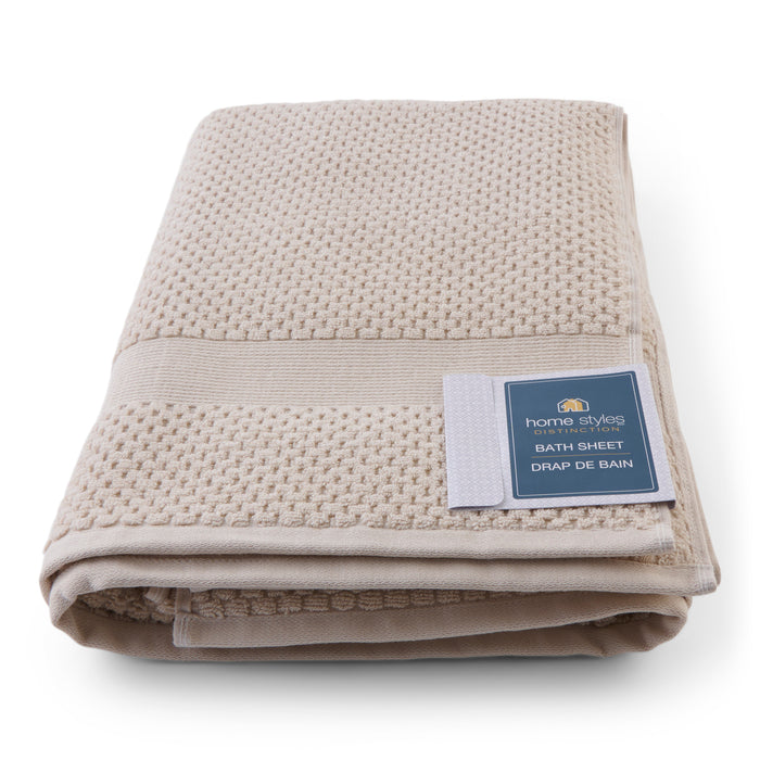 HomeStyles Textured Bath Sheet, 34-in x 64-in.