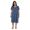 Robe de nuit longueur genou ornée de picots Carisma taille plus pour femmes