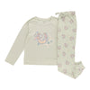 Pyjama côtelé avec haut à manches longues et pantalon de style jogging Carisma pour femmes, 2 pièces