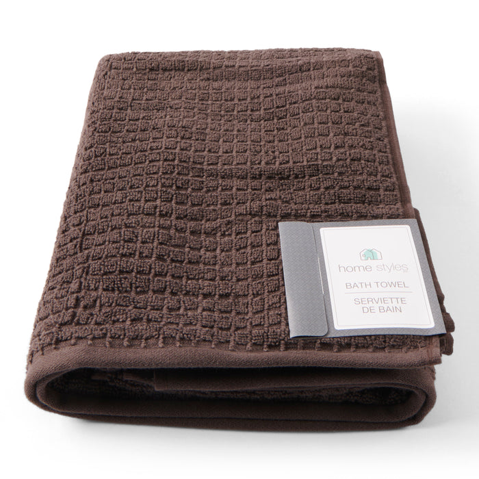 HomeStyles Waffle Bath Towel, 30-in x 54-in.