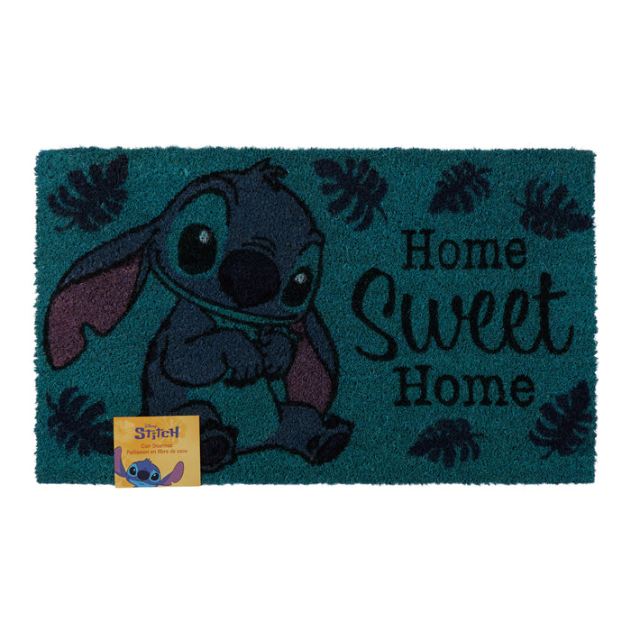 Disney Stitch Coir Mat, English, 18-in x 30-in.