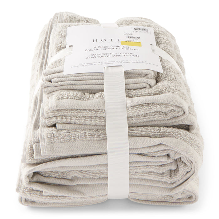 HomeStyles Waves Towel Set, 6 Piece