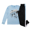 Boys' Printed Long Sleeve T-Shirt Set, 2-Piece