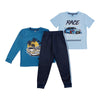 Ensemble en tricot imprimé pour garçons, 3 pièces