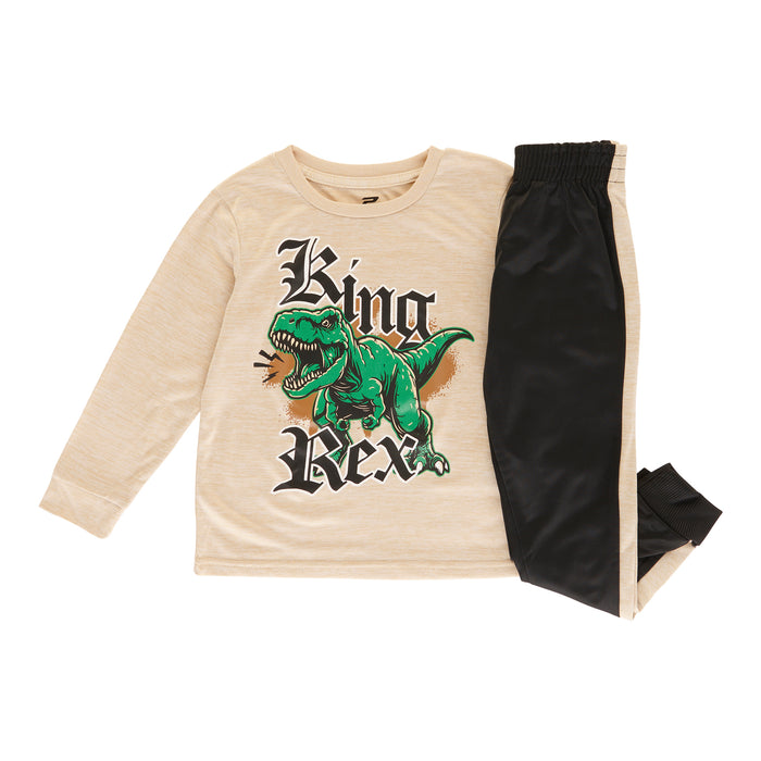 Ensemble de tee-shirts à manches longues imprimés pour tout-petits, 2 pièces