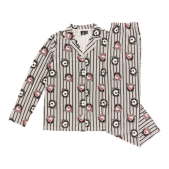 Pyjama sous licence L'Étrange Noël de monsieur Jack pour femmes, 2 pièces