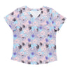Options Women's Printed V-Neck Scrub Top