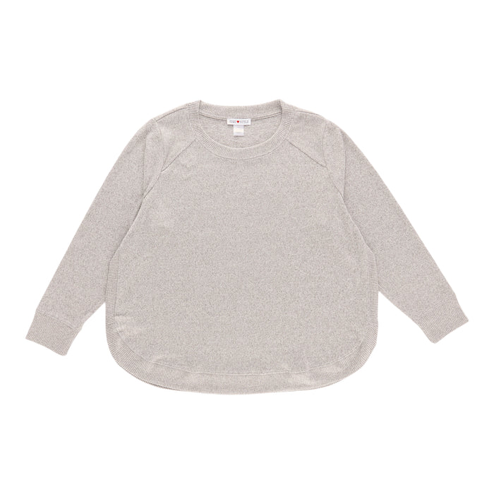 Women's Plus Long Sleeve Knit Top