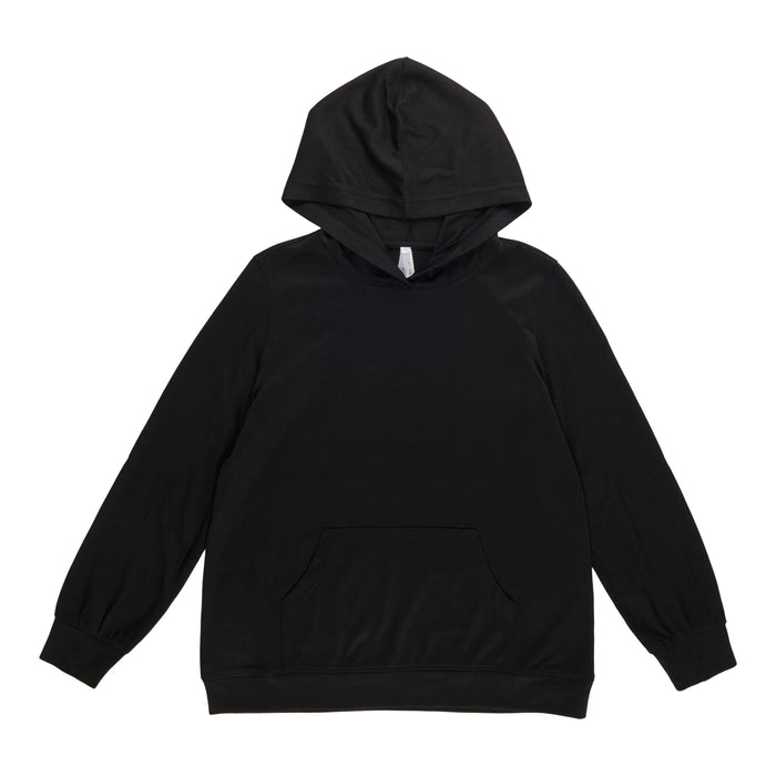Chandail en tricot à capuchon avec poche pour femmes