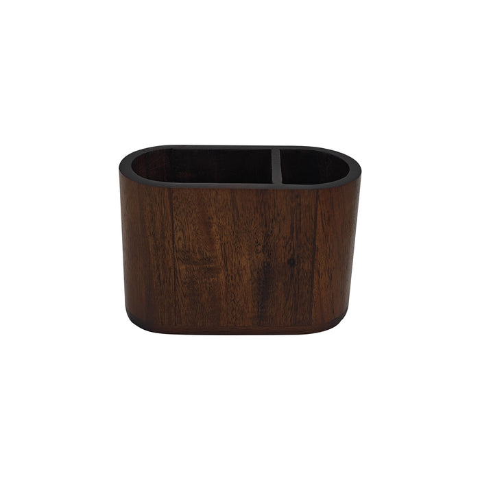Porte-brosses à dents en bois HomeStyles, 5,3 po x 2,4 po x 3,5 po