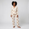 Cure Women's Velour Tailored PJ Set, 2-Piece