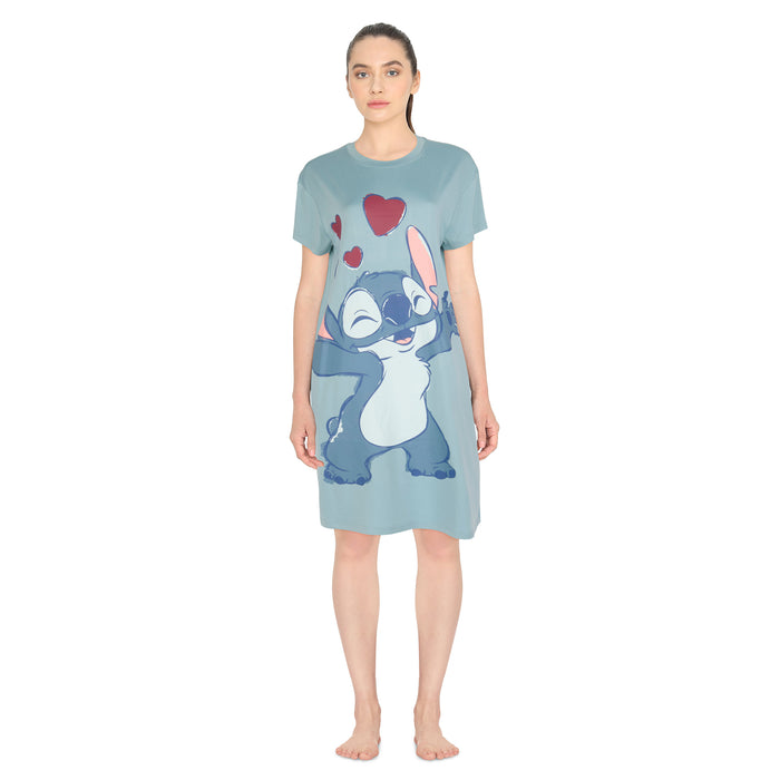 Lilo & Stitch Women's Licensed Short Sleeve Sleepshirt
