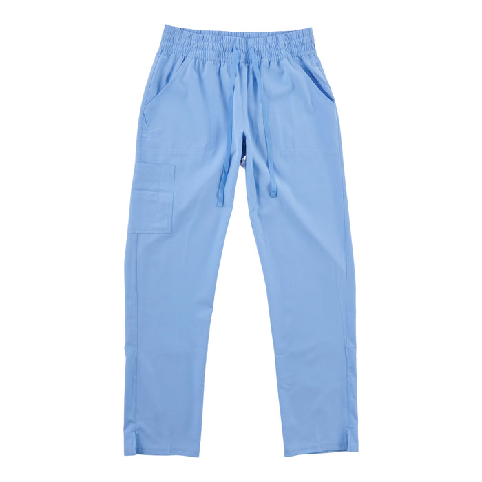 Pantalon d’uniforme médical à jambe droite de couleur unie Options pour femmes