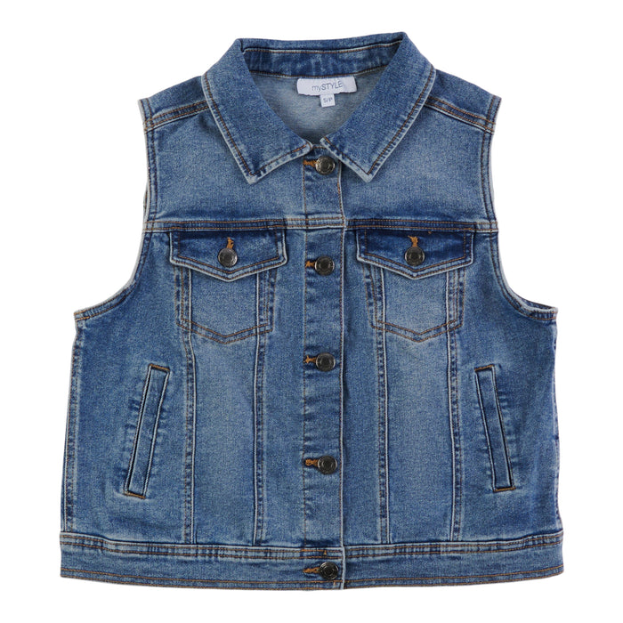 mySTYLE Women's Denim Vest