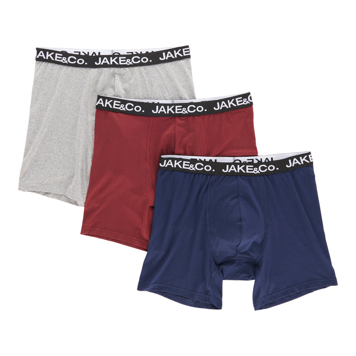 Mountain Ridge Men's Boxer Briefs, 3-Pack
