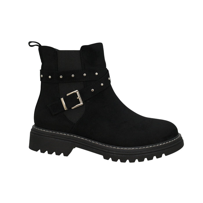 mySTYLE Women's Buckle Booties