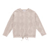 Chandail en tricot torsadé à cordon mySTYLE pour femmes