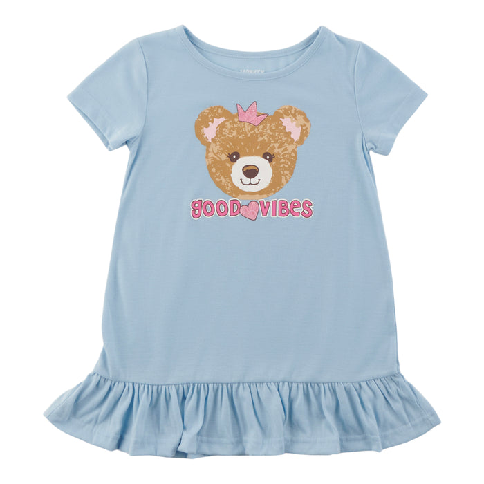 MONKEY BARS Toddler Girls' Printed Short Sleeve Sleepshirt