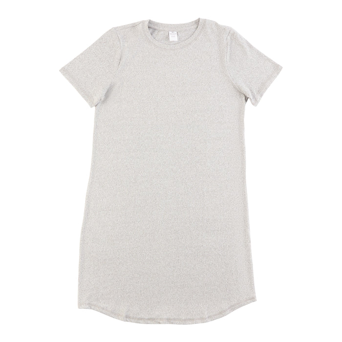 Women's Short Sleeve Crew Neck Hacci Sleepshirt