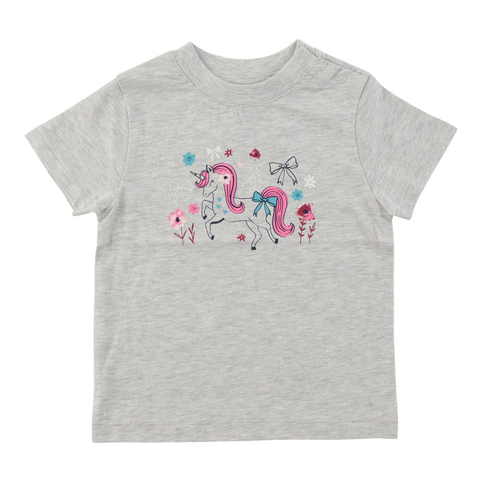 MONKEY BARS Infant Girls' Autumn Flair Printed Short Sleeve Tee, 12-24 Month